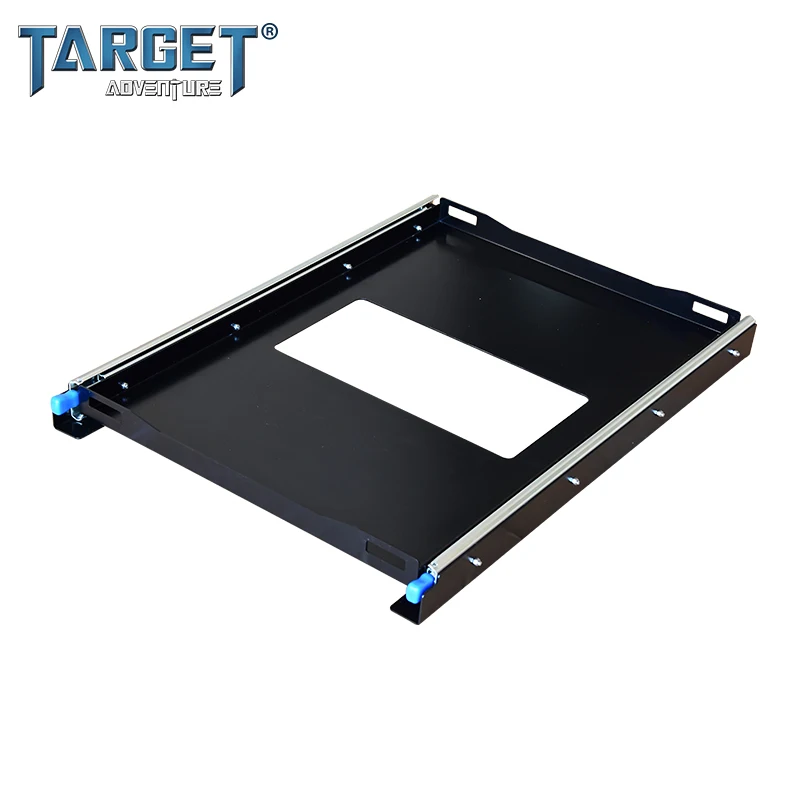 Refrigerator Slide Tray 28" Heavy Duty Steel Galvanized Matt Black