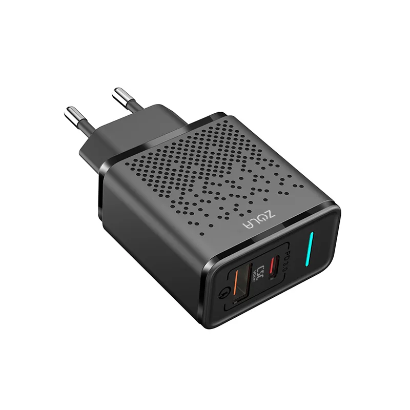 

Zola Thunder Bolt 18W CSC+VOOC3.0/PD CE/RoHs fast charge compatible USB charger