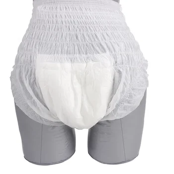 M/l/xl/xxl Size Super Large Waist Band Disposable Adult Pull Up Diapers ...