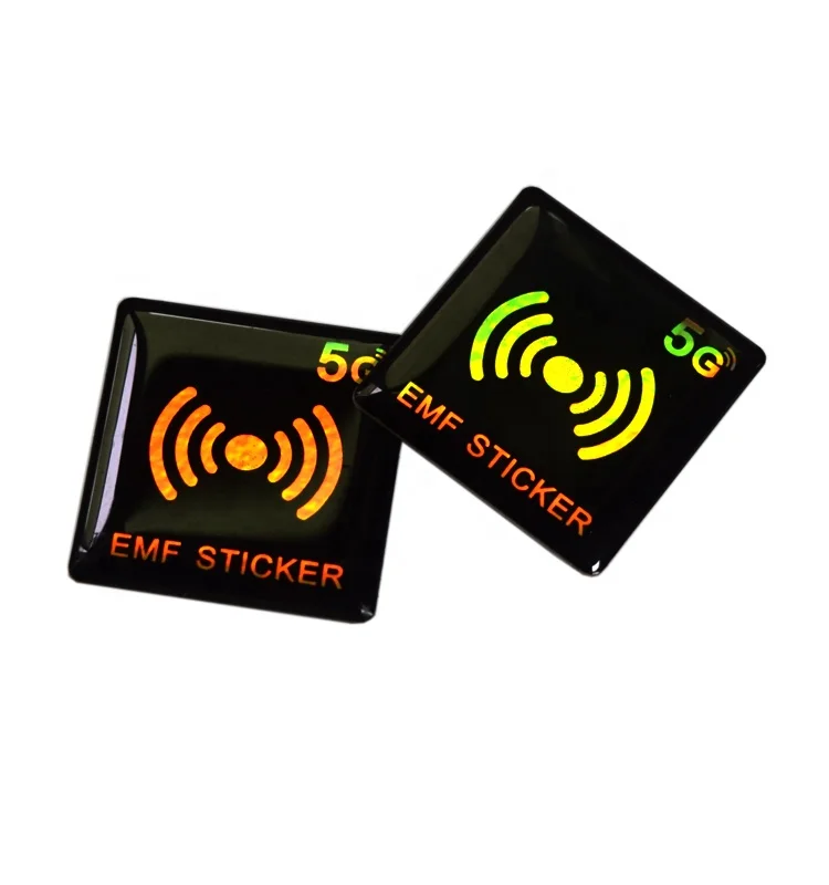 

Emf Protection Anti Radiation Sticker/Chip/Shield Mobile Phone Waterproof Customizable Oem, Black,gold