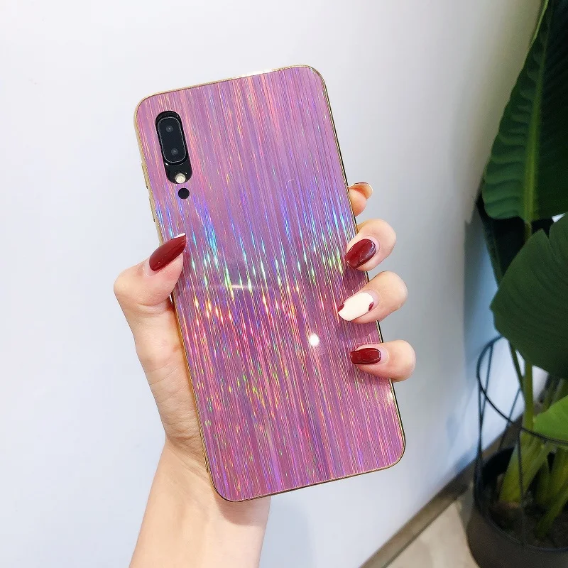 

Bling Rainbow Case for Honor 10 Lite 8X 8A 20 Y6 Y7 Y9 Prime Nova 5T 3E 4E Glitter Cover for Huawei P30 P20 Mate30 Pro 20 Lite