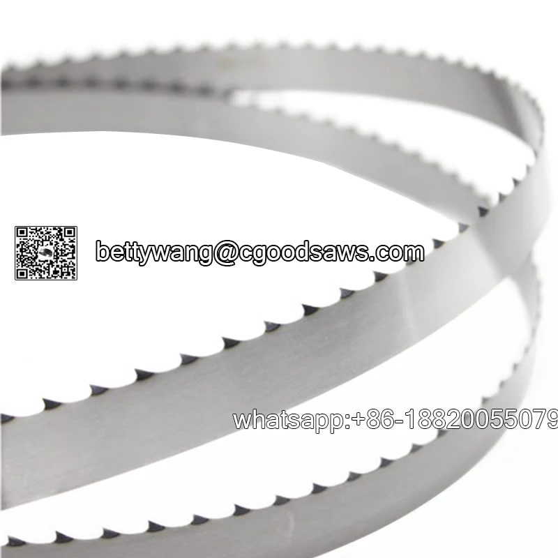 

Meat Bone machine Bandsaw Blade with SK5/CK75/CK67/51CrV4 steel food processing cutting saw blades