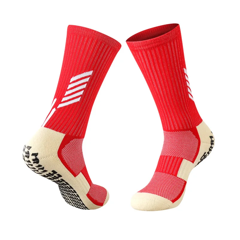 

Sport Men Running Anti Slip Tube Trampoline Socks ,football Soccer Sports Grip Socks for Men, Custom color