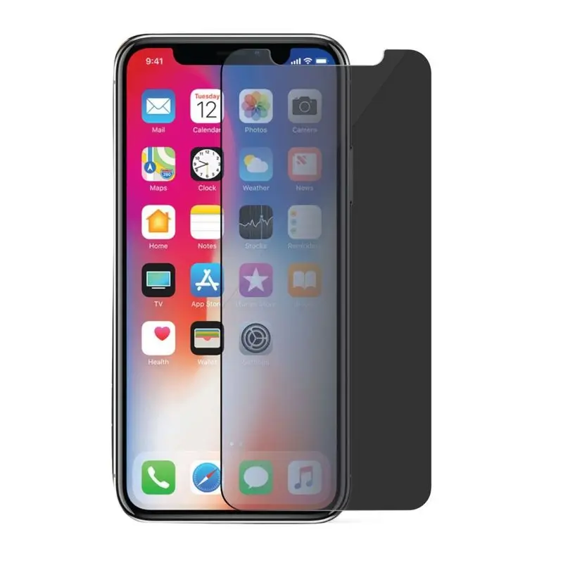 

ANTI-SPY IPHONE X/XS/11 PRO TEMPERED GLASS IPHONE PRIVACY SCREEN PROTECTOR