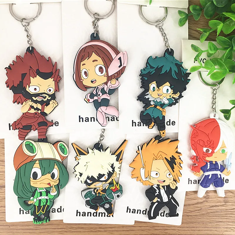 

My Hero Academia Midoriya Izuku Todoroki Shoto Capsule Toy Figures Anime Keychain