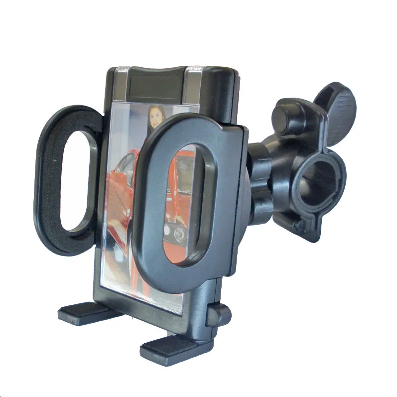 
adjustable universal handlebar anti shake motorcycle mobile mount bicycle bike phone holder 