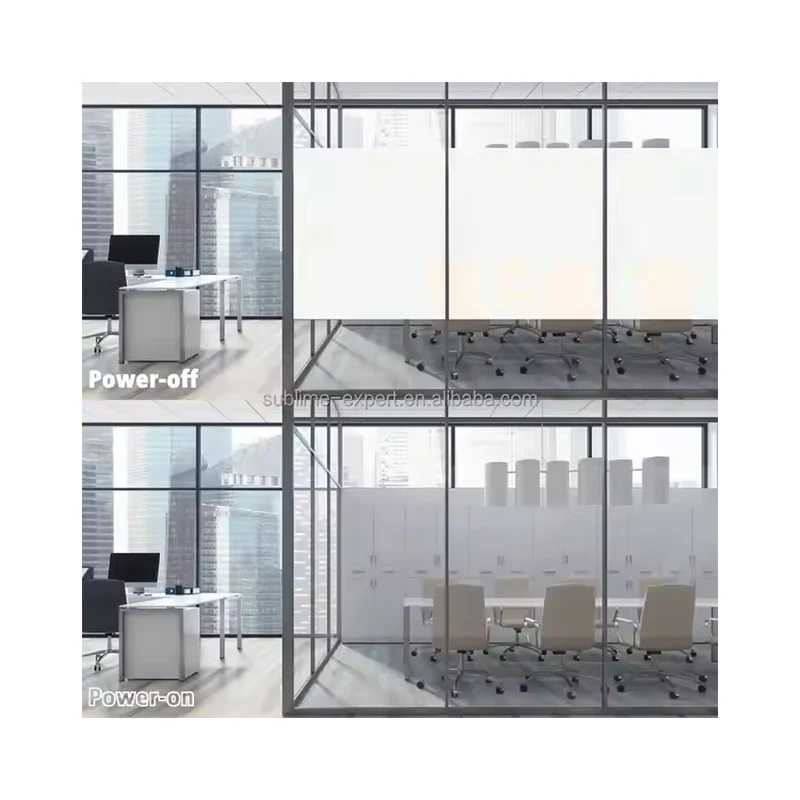 High Transparency Smart PDLC Film for Half Glass Office Remote Control PDLC Smart Home Switchable Door PDLC Smart Film for Glass
