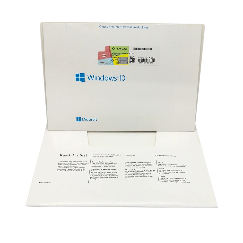 

Microsoft Windows 10 professional computer software English Language Global version DVD win 10 pro OEM license windows 10 pro
