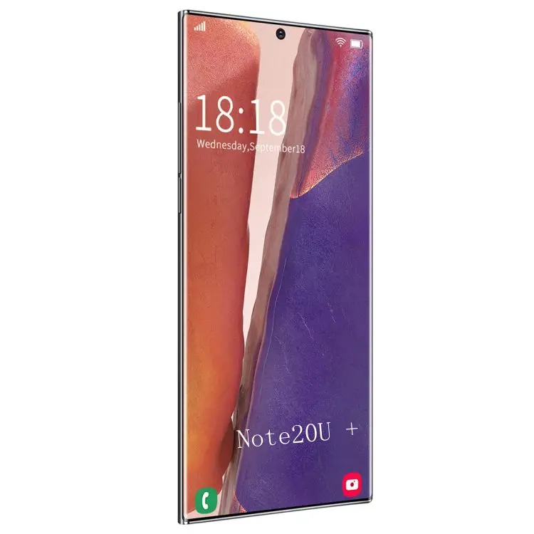 

Wholesale cheap Note20U + 6.7 inch AMOLED Screen mobile phones android smart smartphones