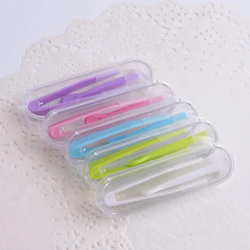 

Fashion Contact Lens Case Accessories Cute Contact Lens Case With Tweezer