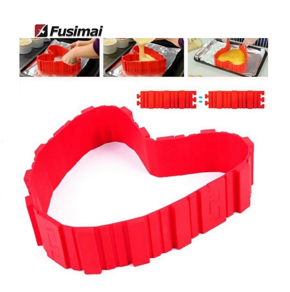 

Fusimai Bake Snakes Silicone Rubber Resin Molds Mould Multi-style Diy Puzzle Baking Cake Mold