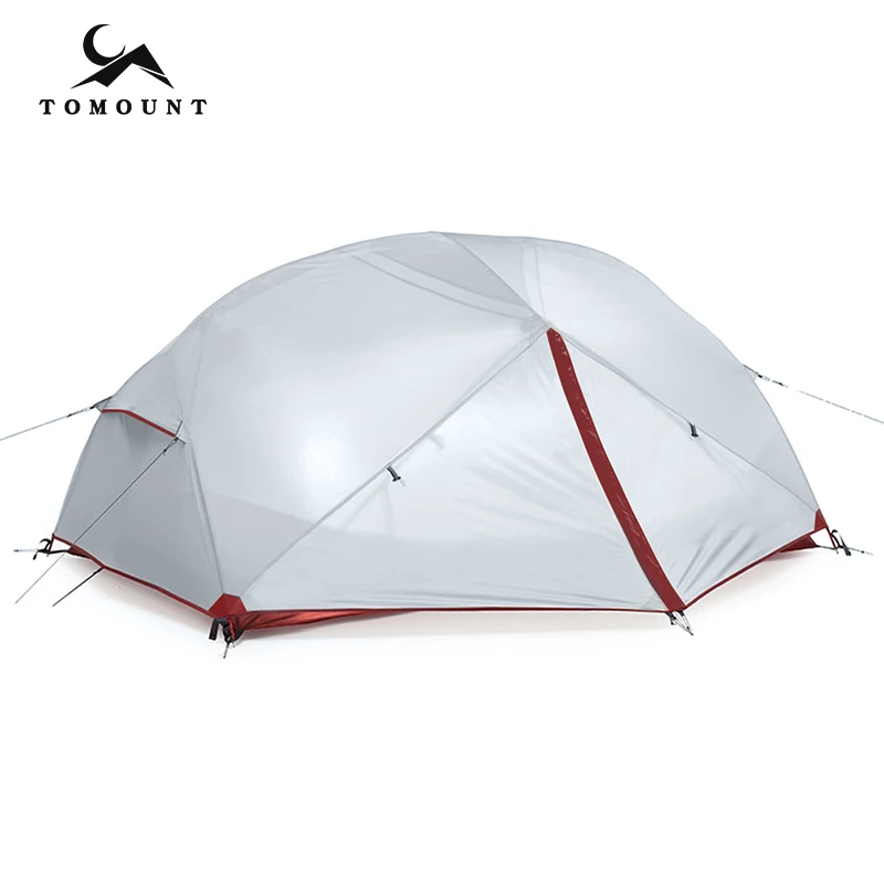 

TOMOUNT 4 Season Tent Aluminium Alloy Camping Outdoor Waterproof Family Tent Fishing Hiking Double Layers Luxury Beach Tents