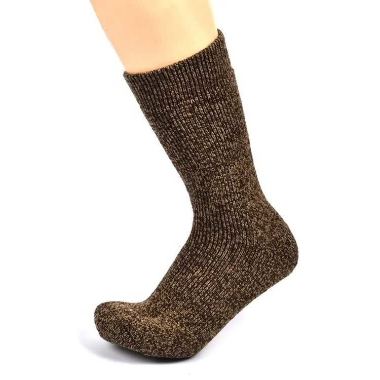 Fashion Design Knee High Twist Yarn Thermal Socks Men Winter Warm Home Sock Buy Winter Warm