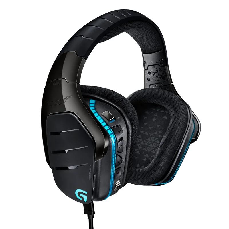 

Logitech G633 7.1 RGB Surround Sound Wired Gaming Headset With Microphone