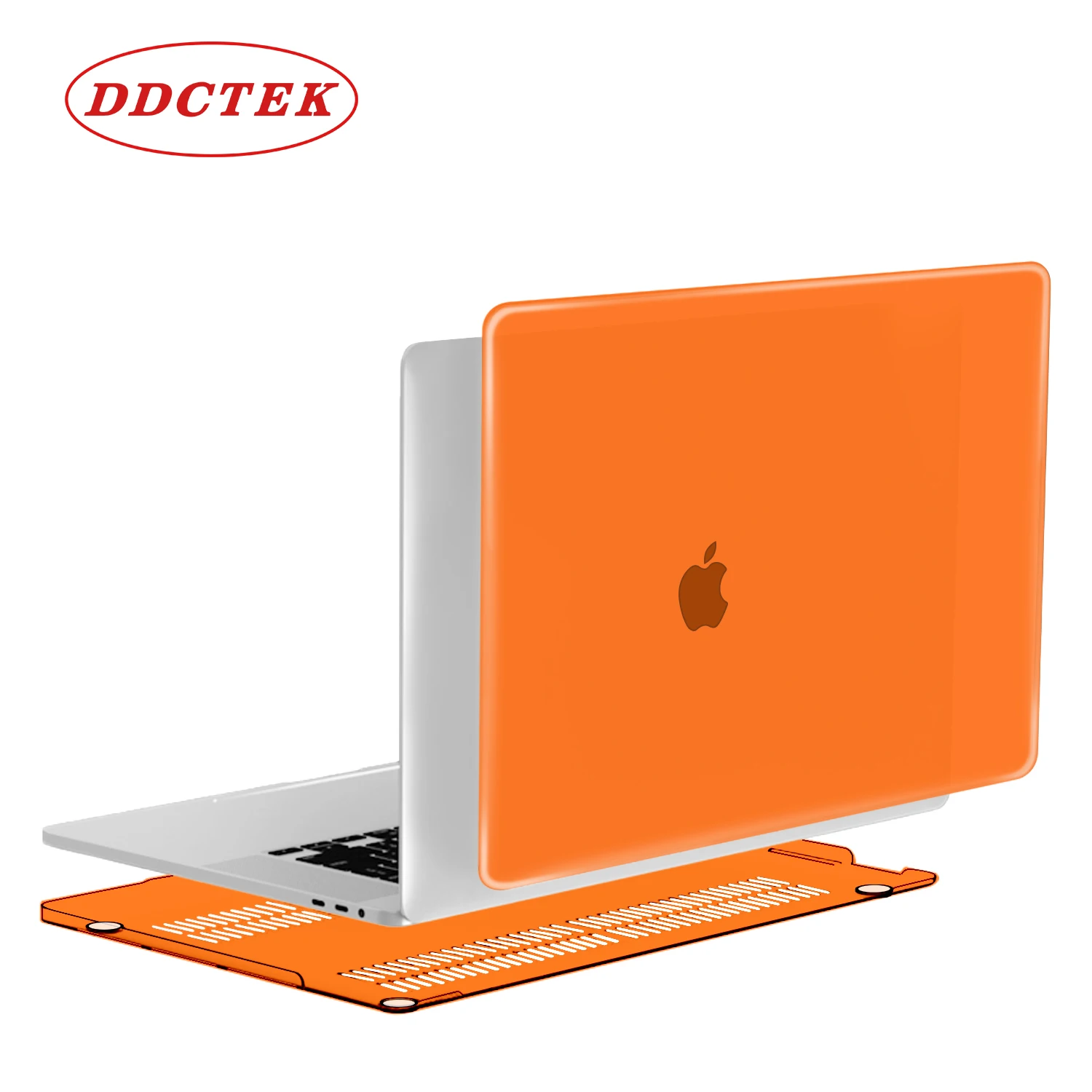 

Smooth rubberized waterproof clear crystal hard pc shell cover for Macbook pro 15 cover case