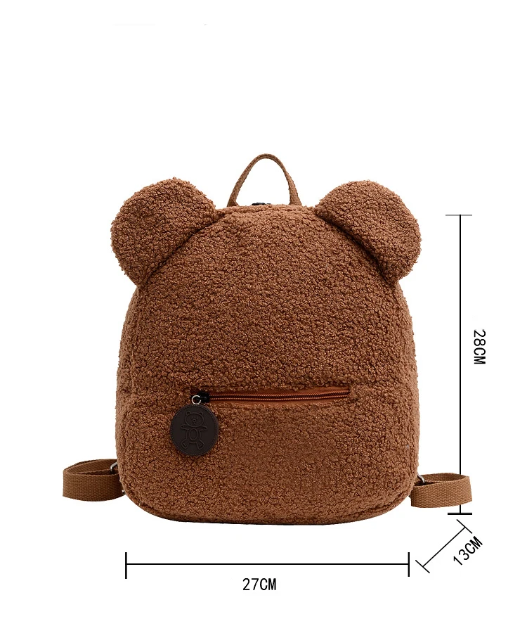 

Wholesale Cheap Cute new women girls bear backpack school shoulder bag rucksack plush backpack children kids teddy bear backpack