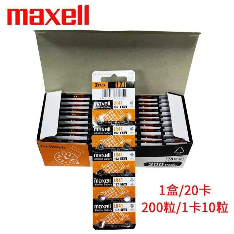 
Maxell LR44 1130 Lr41 Alkaline button battery 0 mercury battery ag13 alkaline button cell lr44 battery 