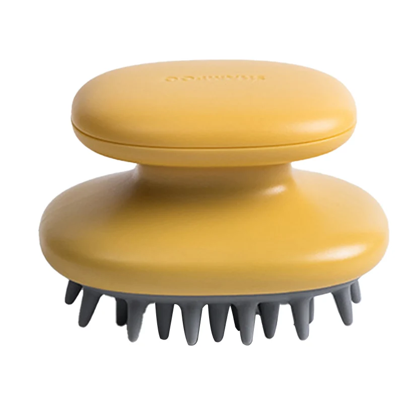 

Shampoo Washing cleansing Hair Brush Comb Silicone Head Body Massage Scalp Brush, As picture