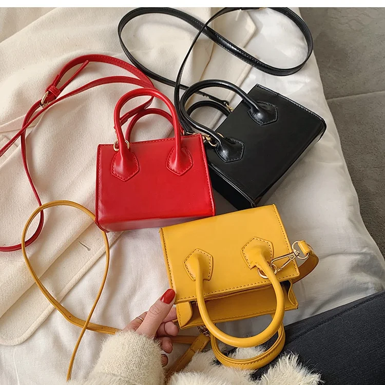 

Color Totes Luxury Mini Handbags Brand Purses Handbags 2020 Women Designer Small Chunky Shoulder Crossbody Bags for ladies