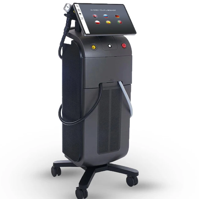 

Two handpiece alma diode laser 755 808 1064nm big power diode laser hair removal machine