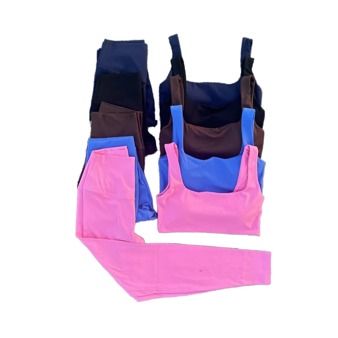 High-Waisted环保两Piece Set Yoga Set