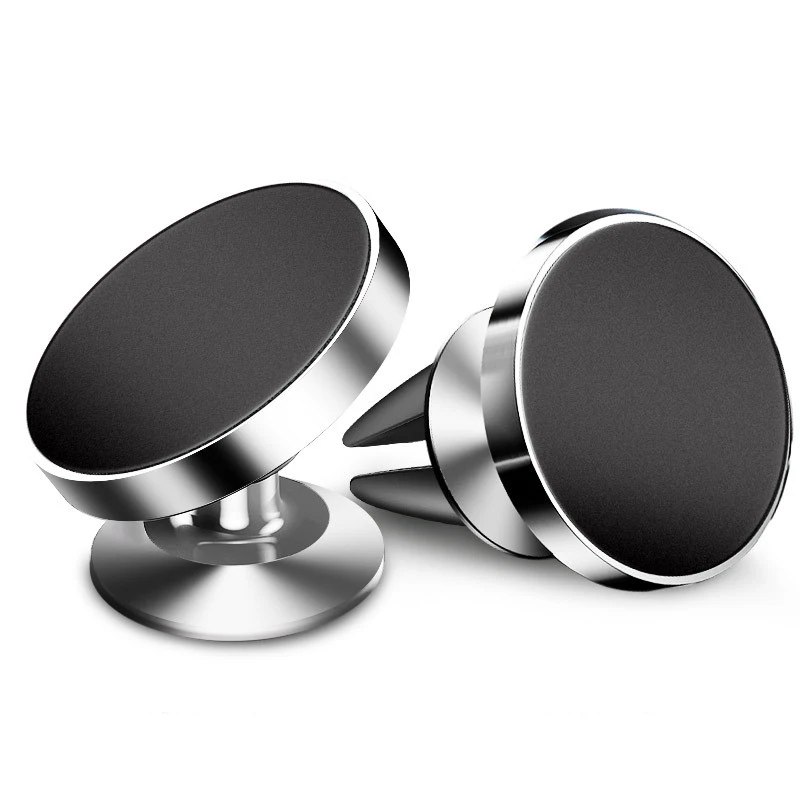 

Universal Adjustable Magnetic Cell Phone Holder 360 Magnet For Car, Black.silver.pink.gold.