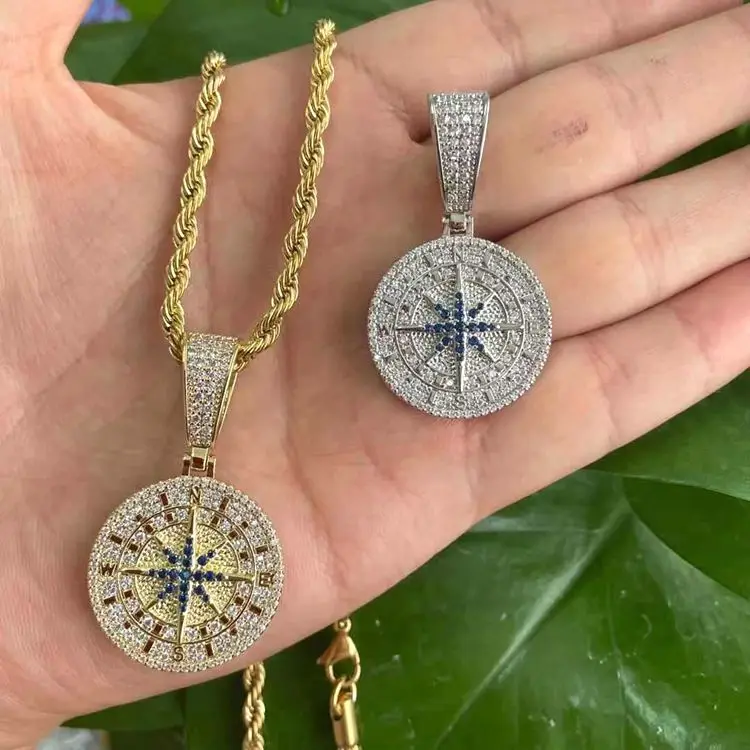 

18k gold jewelry diamond necklace necklace gold plated sun flower pendant with rope chains round necklace for women