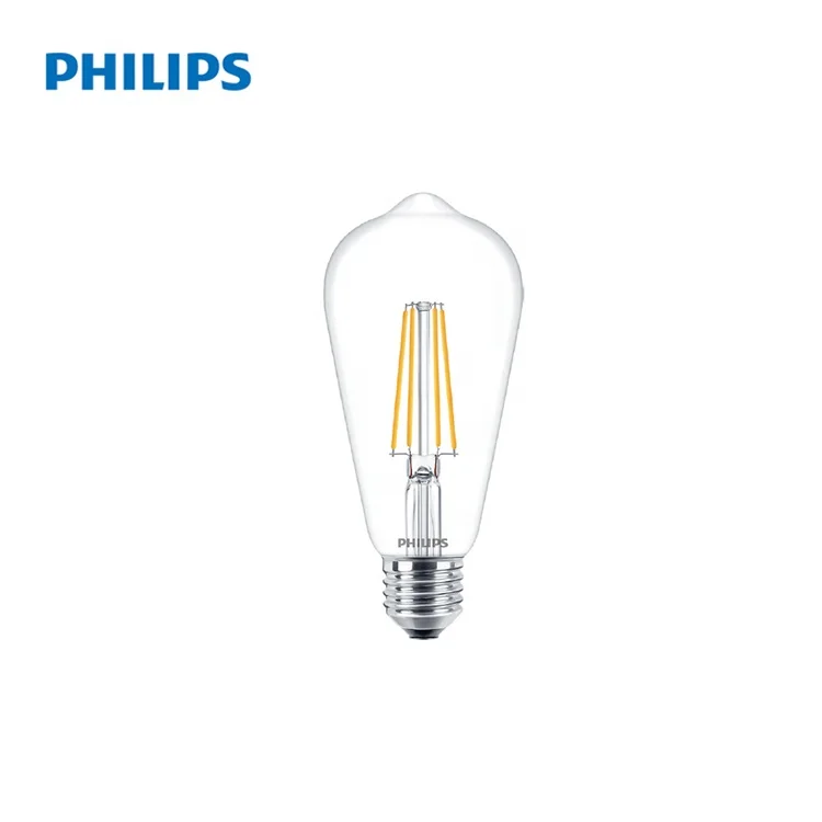 PHILIPS Classic filament LED bulb CLA LEDBulb D 8-60W ST64 E27 827 CL with dimmable 929001895502