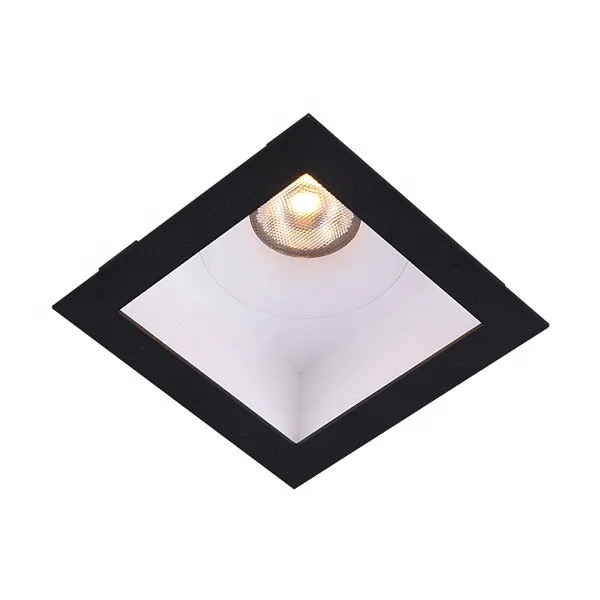 New Product IP44 Square Ceiling Recessed Different Color 10W COB LED Downlight