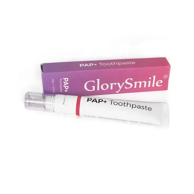 

2021 Customize Label Best Quality New Item PAP+ Gel Formula Non Irritating Teeth Whitening Toothpaste, White paste