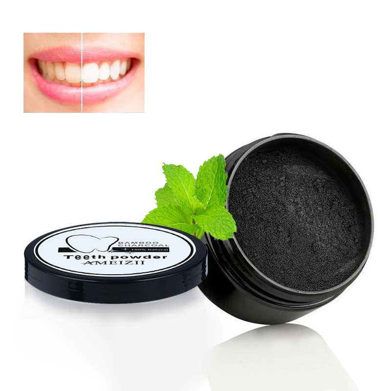 

100% Natural Oral Care Teeth Whitening Powder Blanchiment Dentaire Bright White Dental Activated Charcoal Tooth Whitening Powder