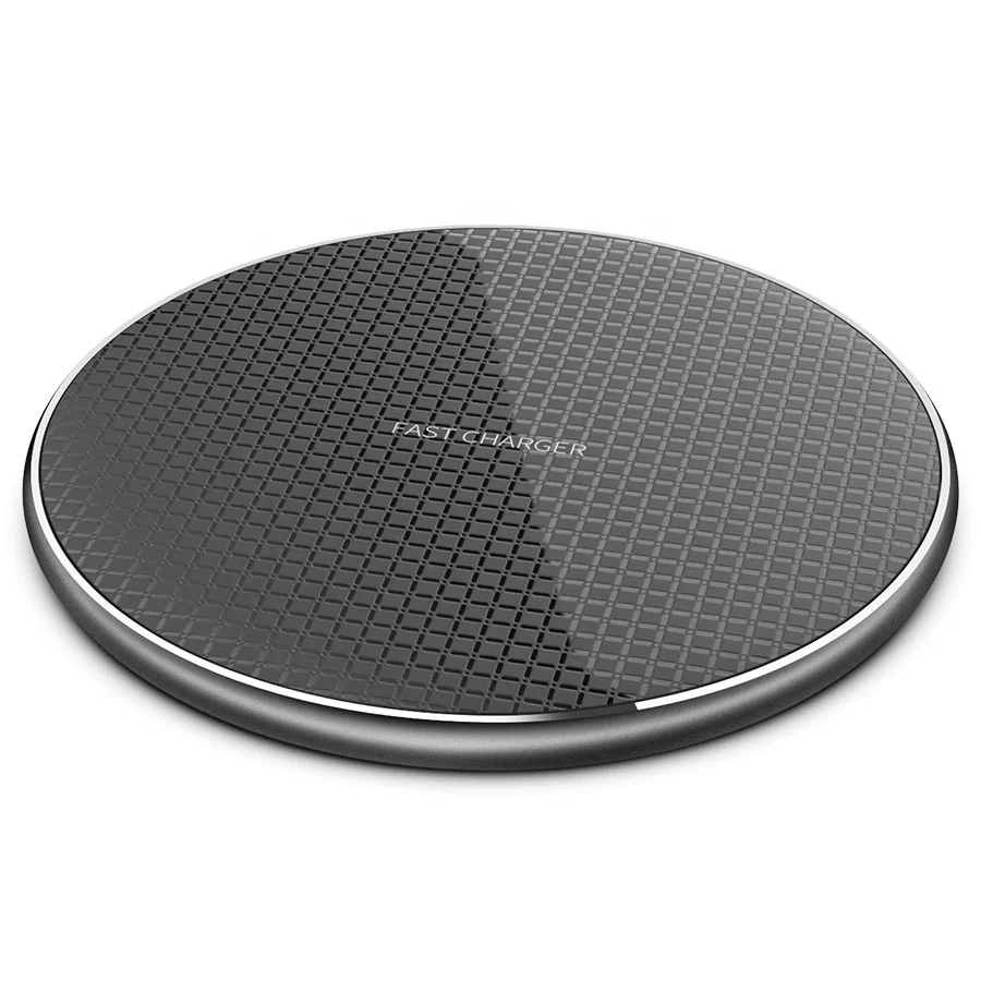 

Amazon Eaby Hot Selling 10W Fast Charging Qi Wireless Mobile Phone Charger Pad Quick Charging Cellphone Wireless Charger, Black ,silver, rose gold ,red, silver