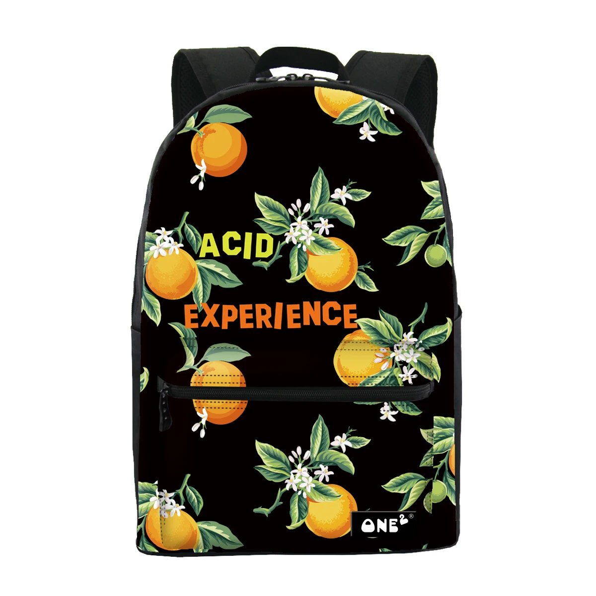 

Wholesale fresh fruit design print backpack bags for ladies women lightweight waterproof zaino outdoor travel backpack, Customized