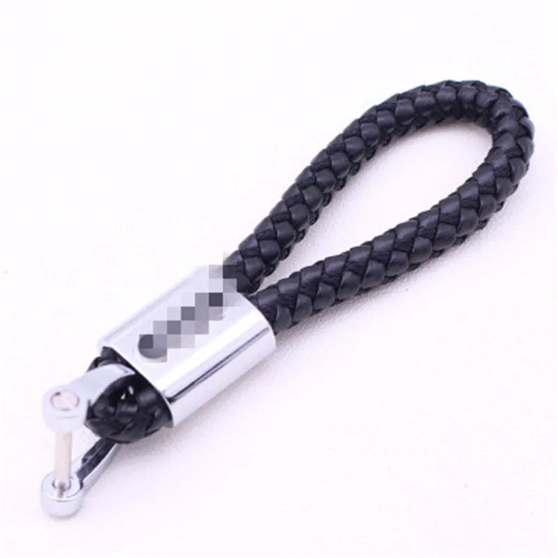 
Custom Colorful Metal Zinc Alloy PU Leather Car Keychain 