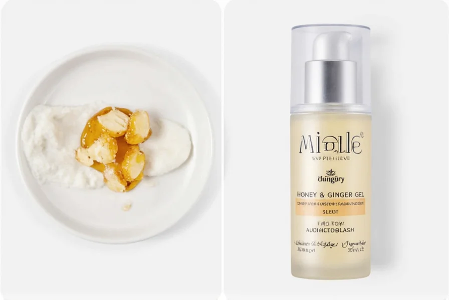 Anwendung von Mielle Honey & Ginger Gel auf definierte 3c-Locken