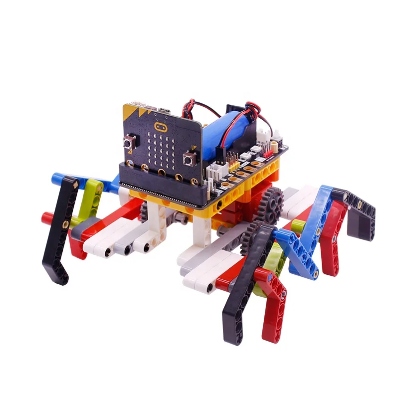 
Yahboom DIY Graphical Programming Building Block Colorful Spider Remote Car Control Robot For Kids  (62096693048)