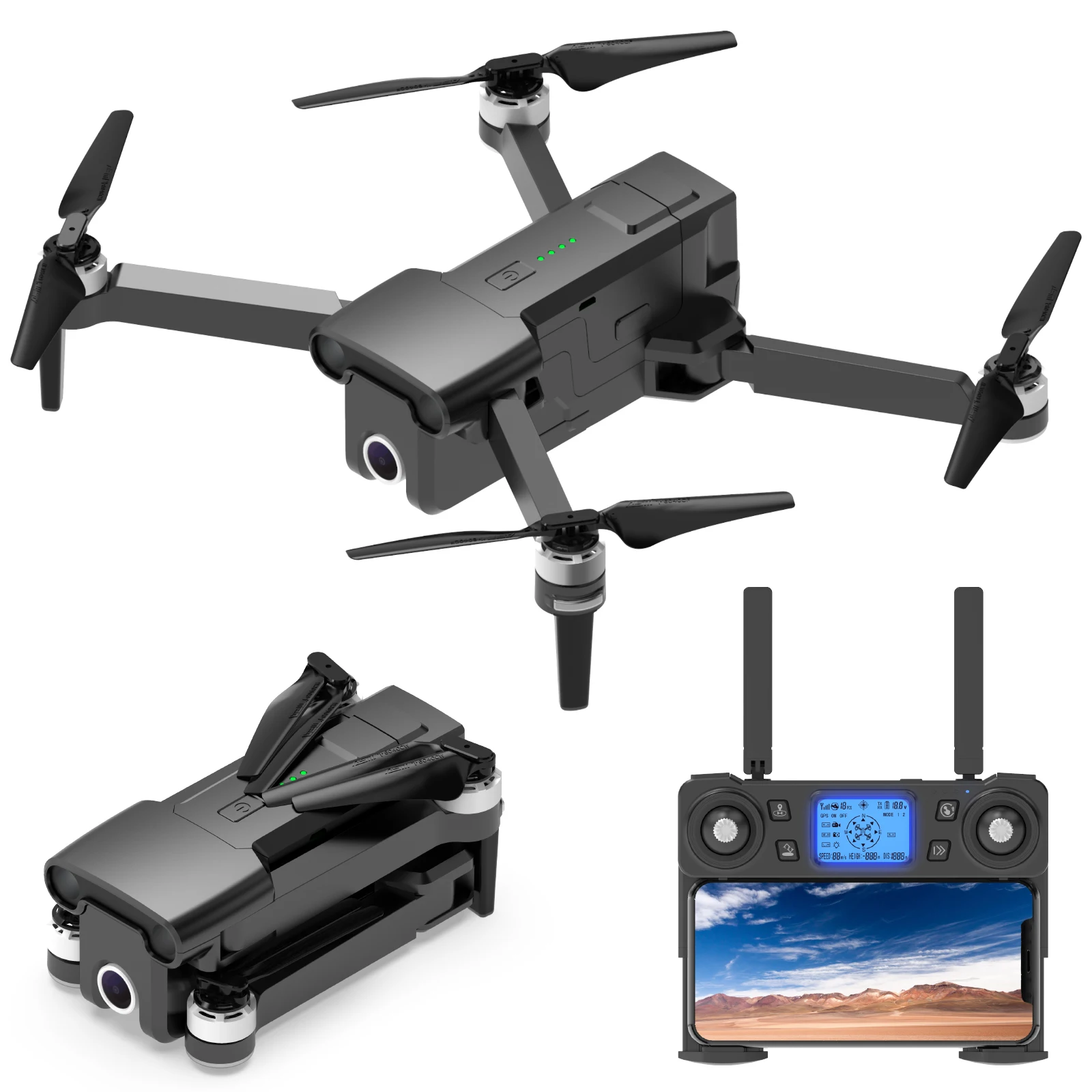 

Okaylight long endurance and dual GPS HD 4K folding Aerial photography drone unmanned aerial vehicles UAV