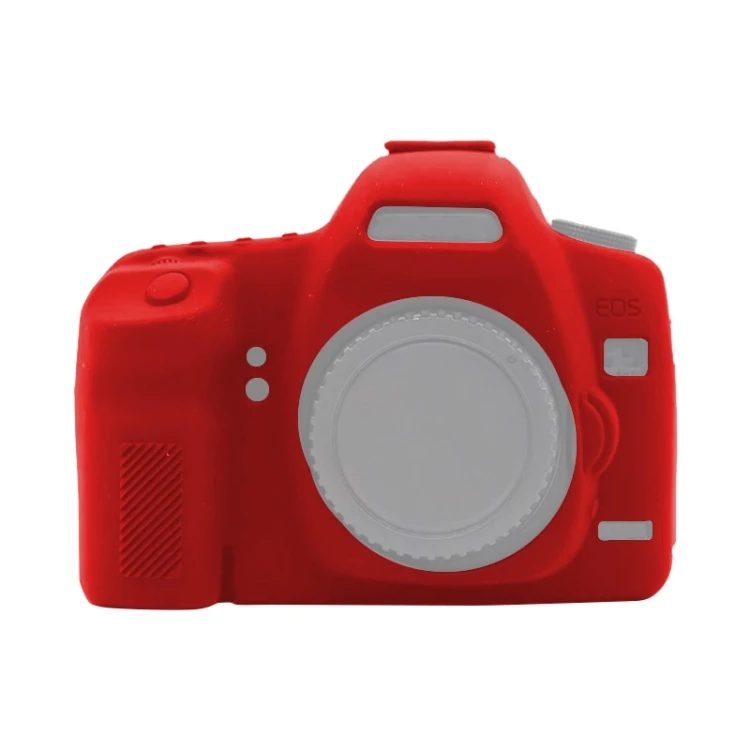 

Bulk Stock Soft Silicone Protective Case for Canon EOS 5D Mark II(Red)