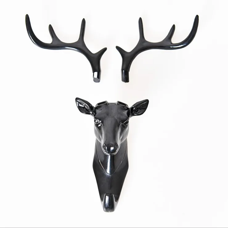 

Modern Antler Hook Non-marking Key Wall Hook Deer Horn Wall Decoration