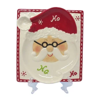 Square Ceramic Candy Dish,Ceramic Christmas Plates For 2017 Christmas