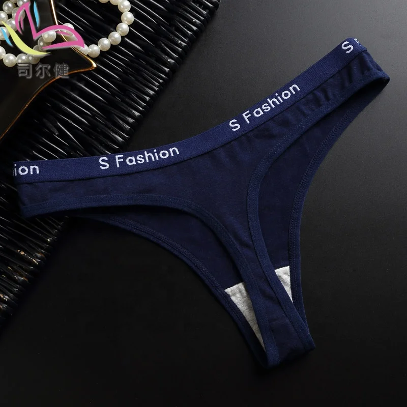 

Women's Panties Thong Cotton Underwear Women Sexy Sports Seamless Sexy Simple Invisible T-Back Pants Panties, Black,dark blue,red,white,pink,light yellow,light blue,grey