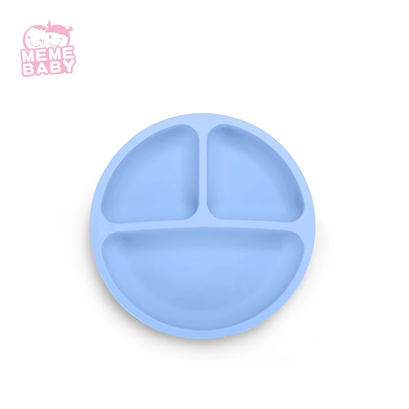 

Memebaby Brand Design Children Oval Divided Make Your Own Dinner Plate, Customized color