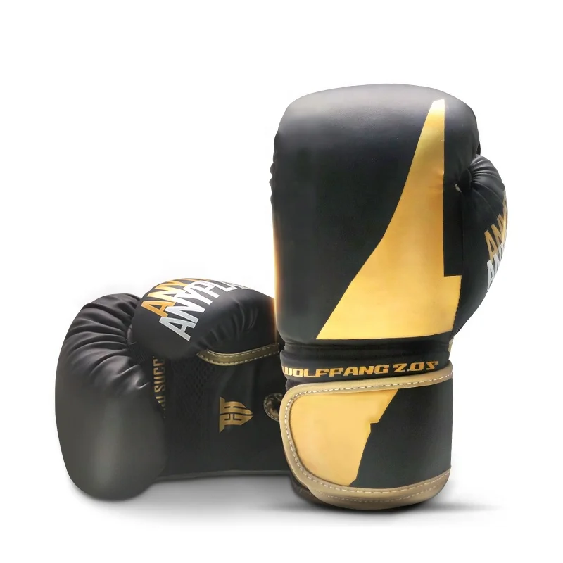 

Factory Outlet Custom Logo Mma Pu Leather Synthetic Material Boxing Gloves, Many colors are available