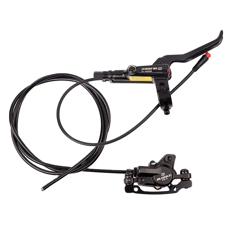 

BLOOKE AD-6 Lithium Power off Oil Brake Front F160/R140 Rear F180/R160 MTB Hydraulic Disc Brake For Scooter/E-bike, Black