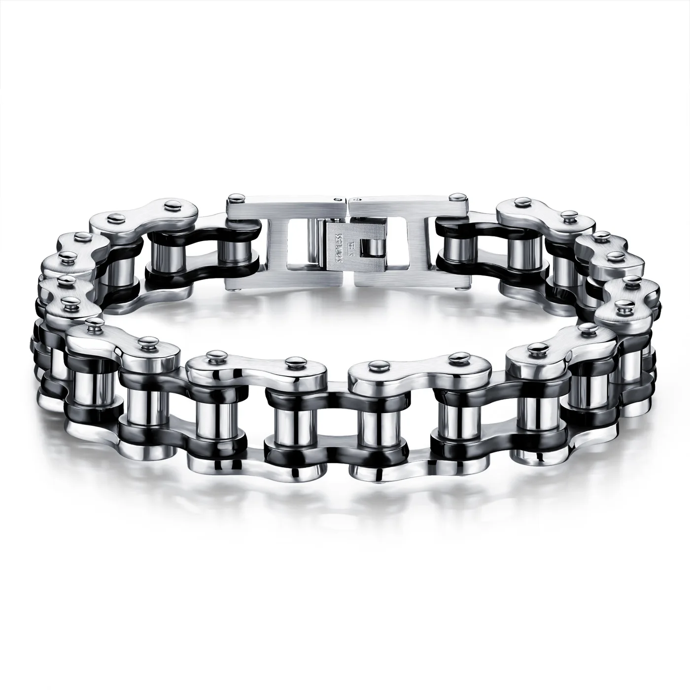 

NUORO High Quality Stainless Steel Bracelet Men Party Jewelry For Friends Gifts Punk Bicycle/Motorcycle Bike Chain Bracelet