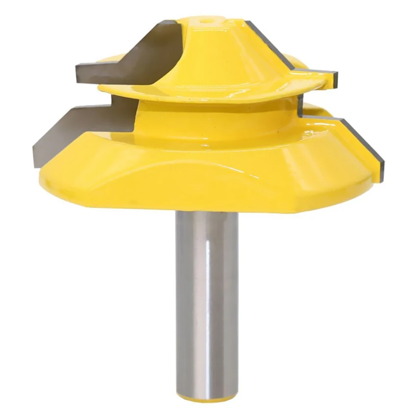 1/2 Inch Shank 45 Degrees Carbide Tooth Woodworking Router Bits Lock Miter Milling Cutter Wood Furniture Cabinet Manufacture