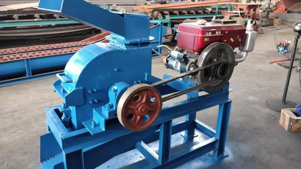 
Small scale Hammer mill for rock gold mining 