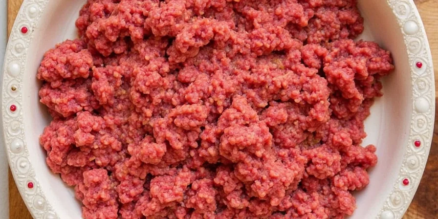 Garam masala and cinnamon seasoned ground beef