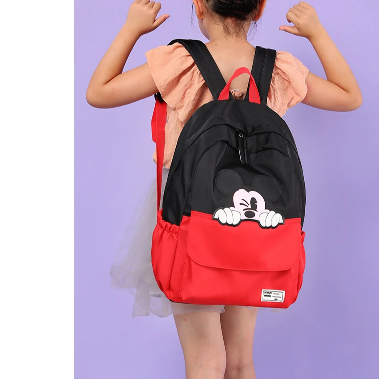 

Creative style casual slider fashionable and cute decoration Children's Mickey Mouse backpack, Customized color