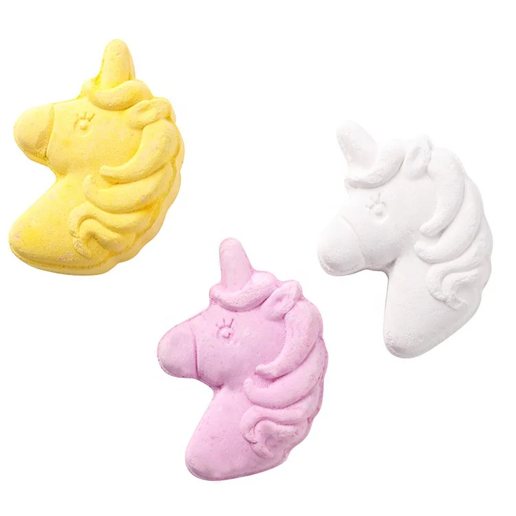 

wholesale natural aromatherapy body care fizzy organic kids unicorn bathbomb essential oil bath bombs handmade private label